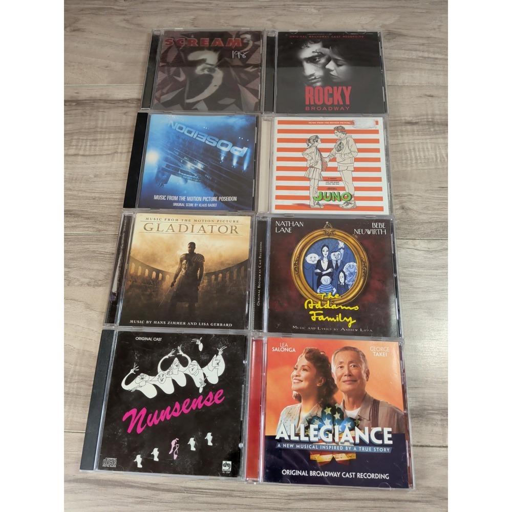 MOVIE & TV SOUNDTRACK CD LOT Of 8